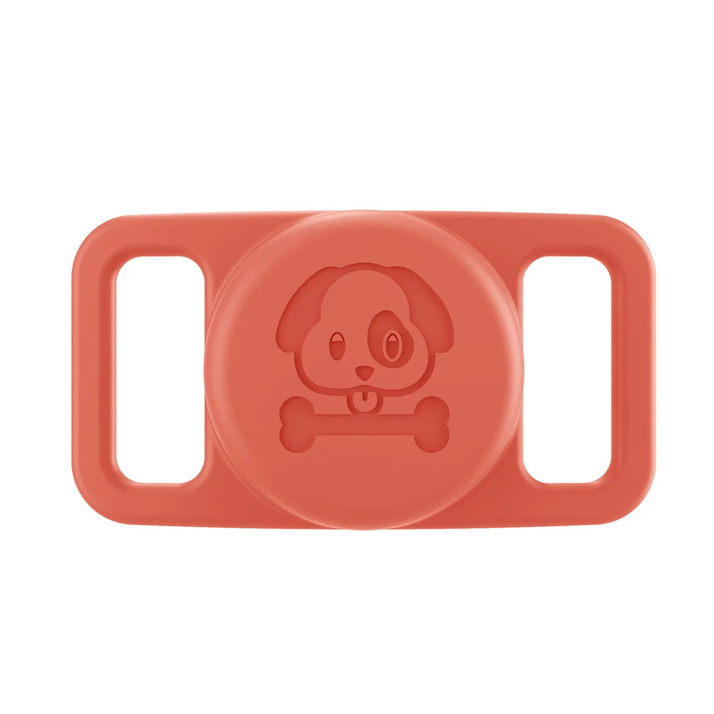 Durable Waterproof Silicone Airtag Case for Pet Collars 06 to 11 Inch Anti Lost Tracker for Dogs and Cats