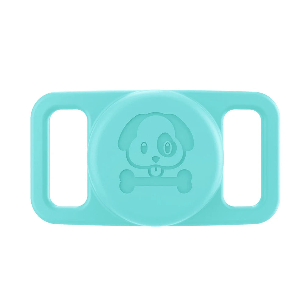 Durable Waterproof Silicone Airtag Case for Pet Collars 06 to 11 Inch Anti Lost Tracker for Dogs and Cats