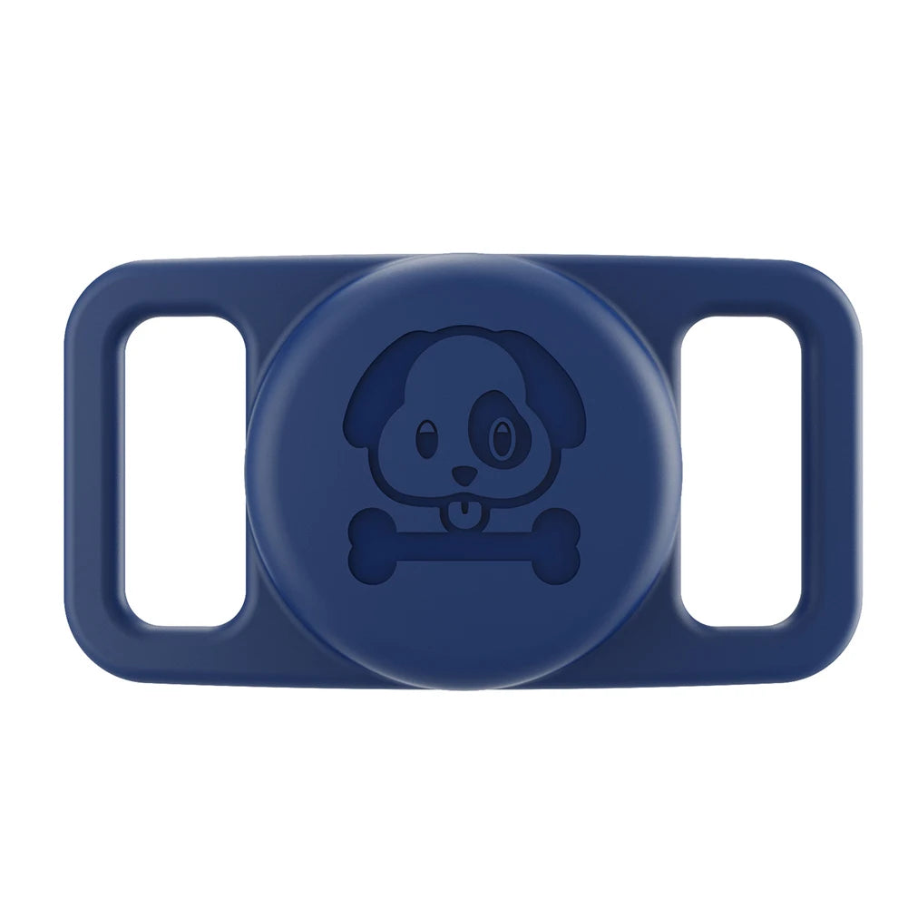 Durable Waterproof Silicone Airtag Case for Pet Collars 06 to 11 Inch Anti Lost Tracker for Dogs and Cats